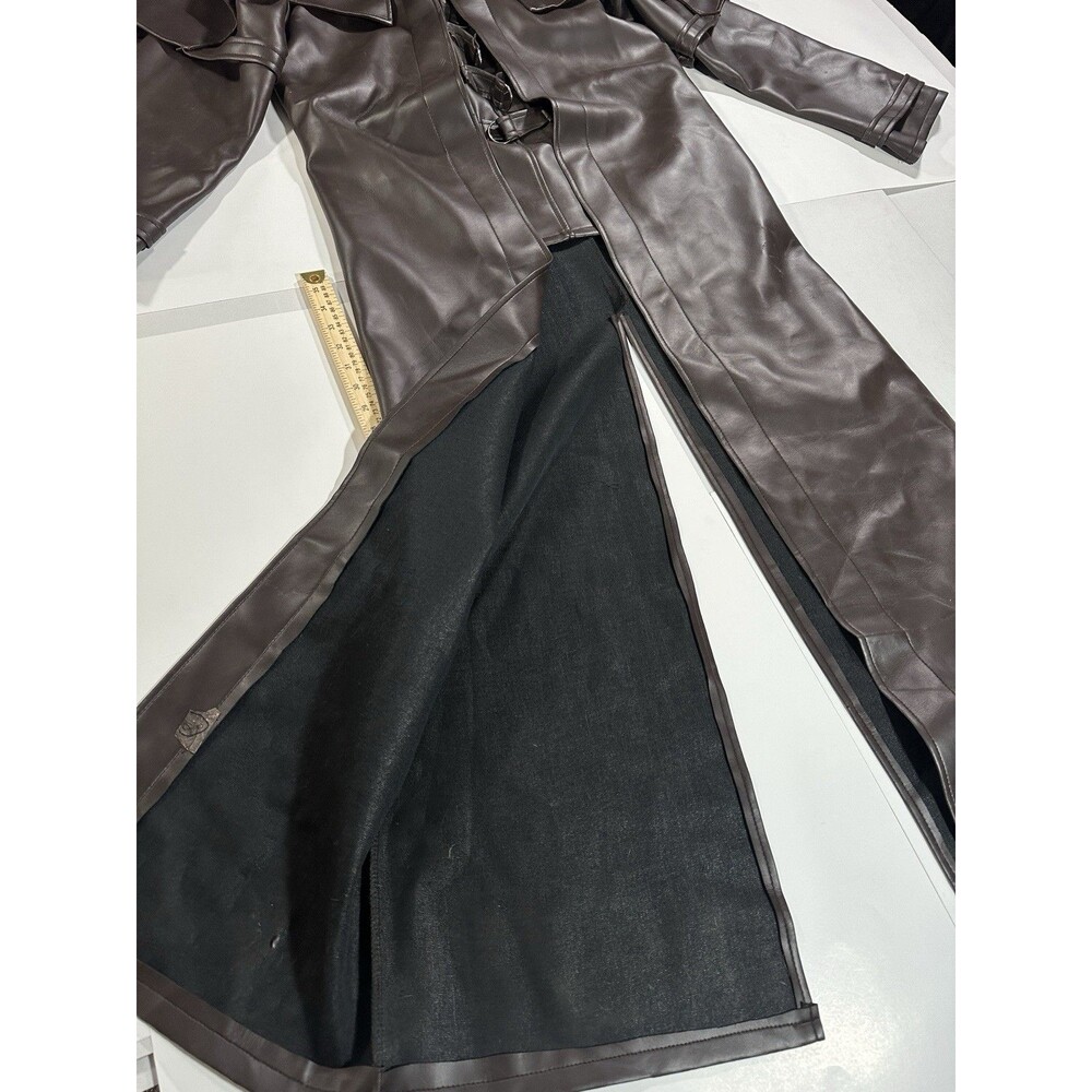 Van Helsing Cosplay Brown Leather Coat/Jacket Rubies Costume One Size Y2K Rare - Picture 4 of 16